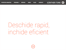 Tablet Screenshot of gunther-tore.ro